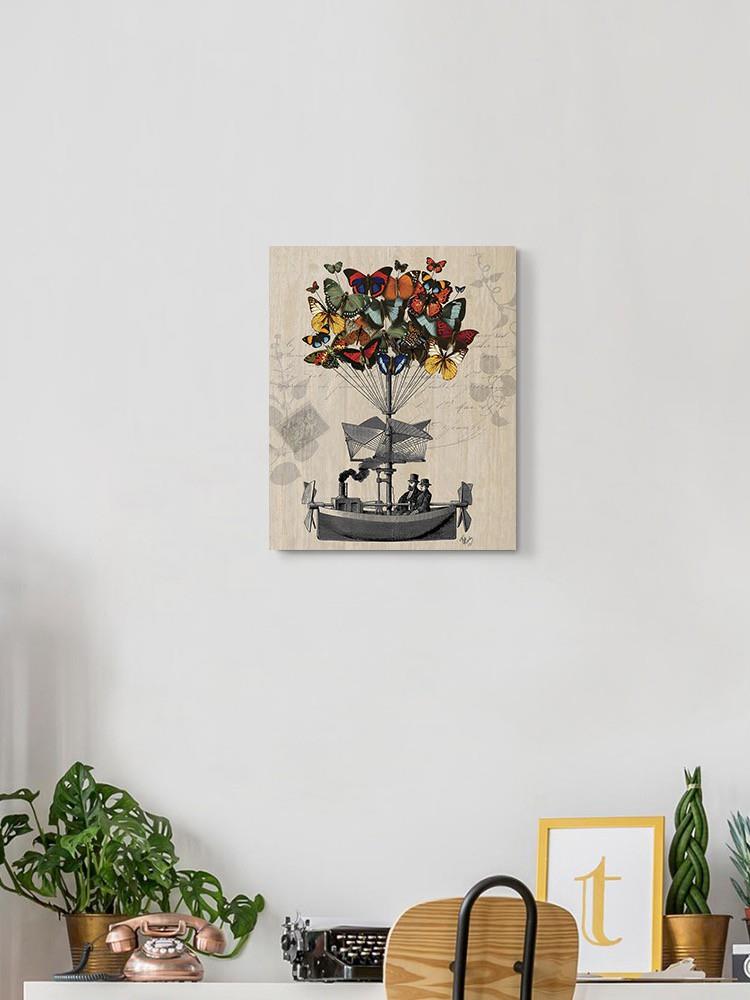Butterfly Airship Wall Art -Fab Funky Designs