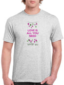 Love Is All You Need. T-shirt -Fab Funky Designs