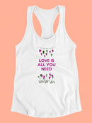 Love Is All You Need T-shirt -Fab Funky Designs
