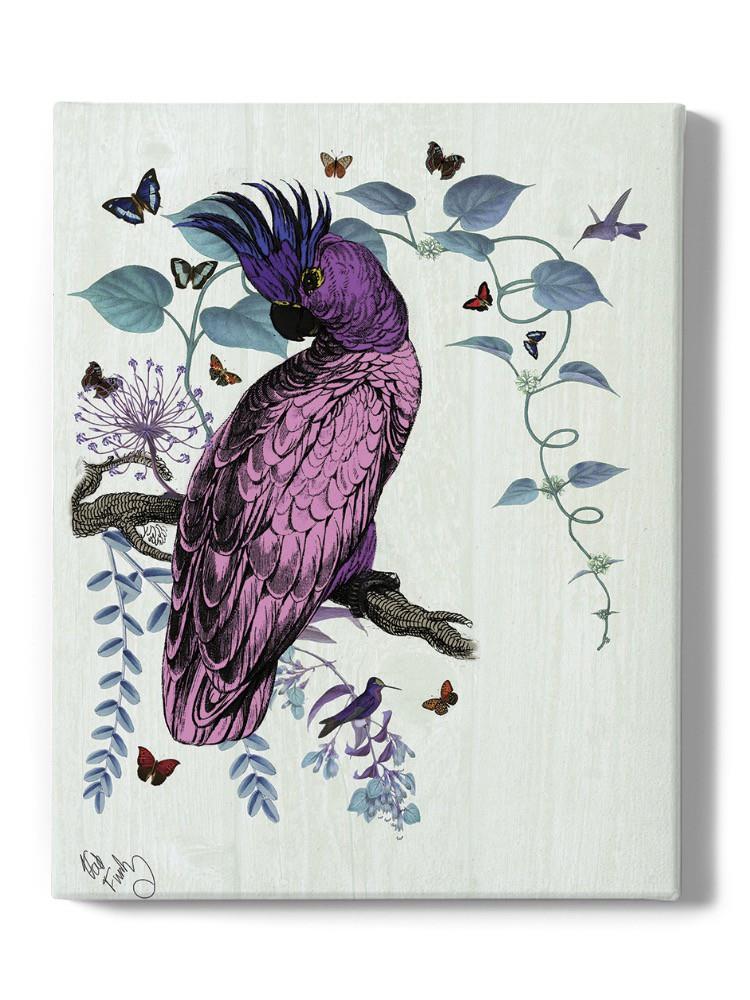 Pink Parrot Wall Art -Fab Funky Designs