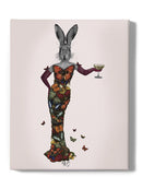 Rabbit Butterfly Dress Wall Art -Fab Funky Designs