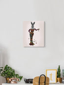Rabbit Butterfly Dress Wall Art -Fab Funky Designs