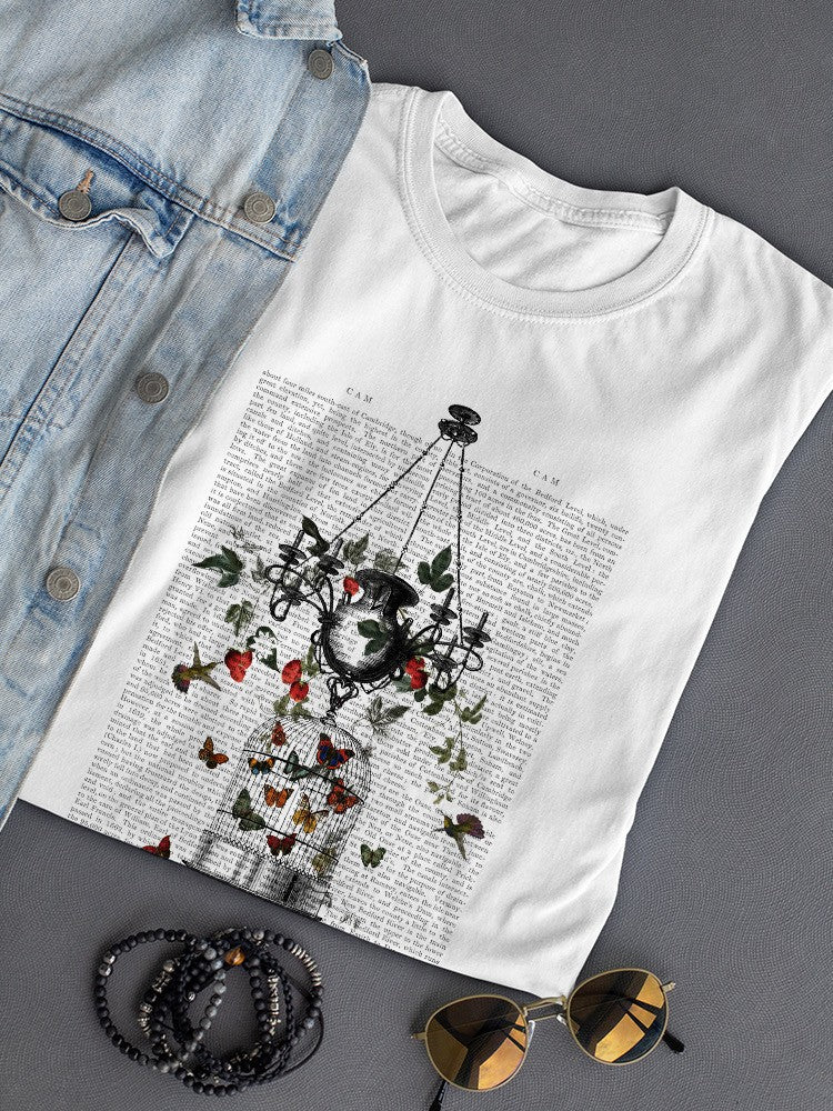 Butterfly Chandelier T-shirt -Fab Funky Designs