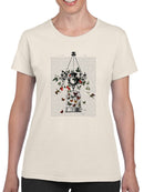 Butterfly Chandelier T-shirt -Fab Funky Designs