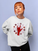 Groovy Love C Sweatshirt -Grace Popp Designs