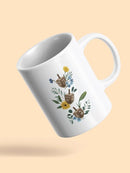 Floral Hanukkah B Mug -Grace Popp Designs