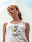 Floral Hanukkah B T-shirt -Grace Popp Designs