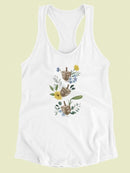 Floral Hanukkah B T-shirt -Grace Popp Designs