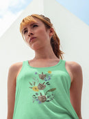 Floral Hanukkah B T-shirt -Grace Popp Designs