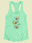 Floral Hanukkah B T-shirt -Grace Popp Designs