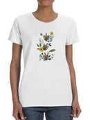 Floral Hanukkah B T-shirt -Grace Popp Designs
