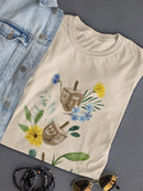 Floral Hanukkah B T-shirt -Grace Popp Designs