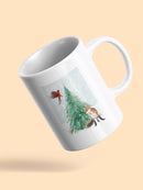 Christmas In The Forest B Mug -Grace Popp Designs