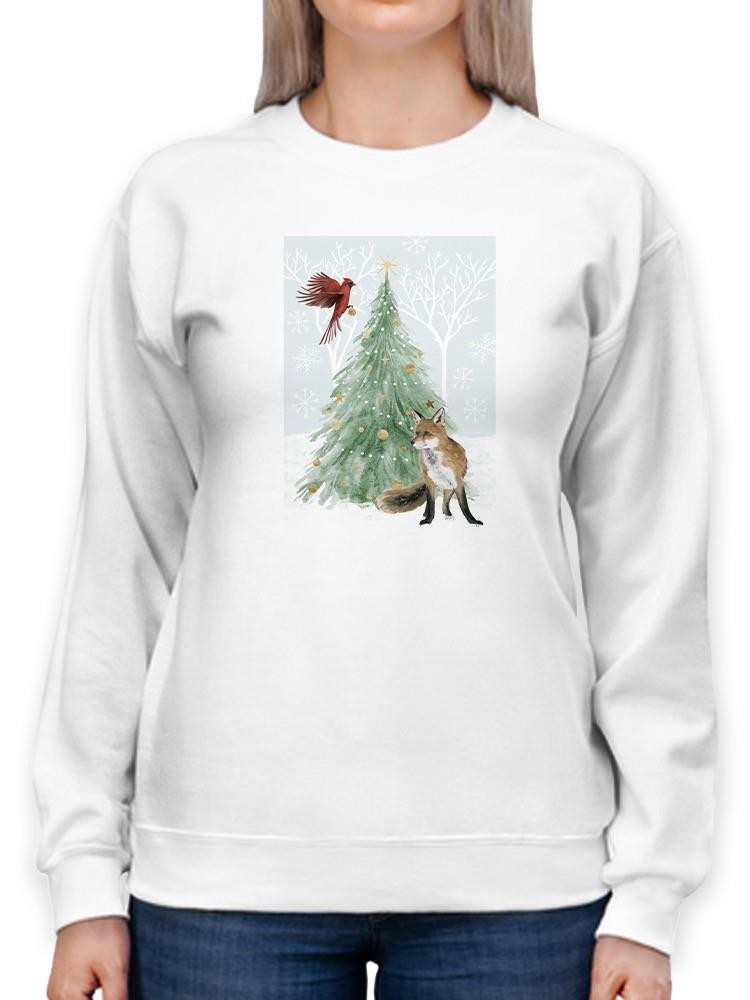Christmas In The Forest B Sweatshirt -Grace Popp Designs
