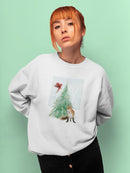 Christmas In The Forest B Sweatshirt -Grace Popp Designs