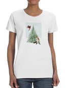 Christmas In The Forest B T-shirt -Grace Popp Designs