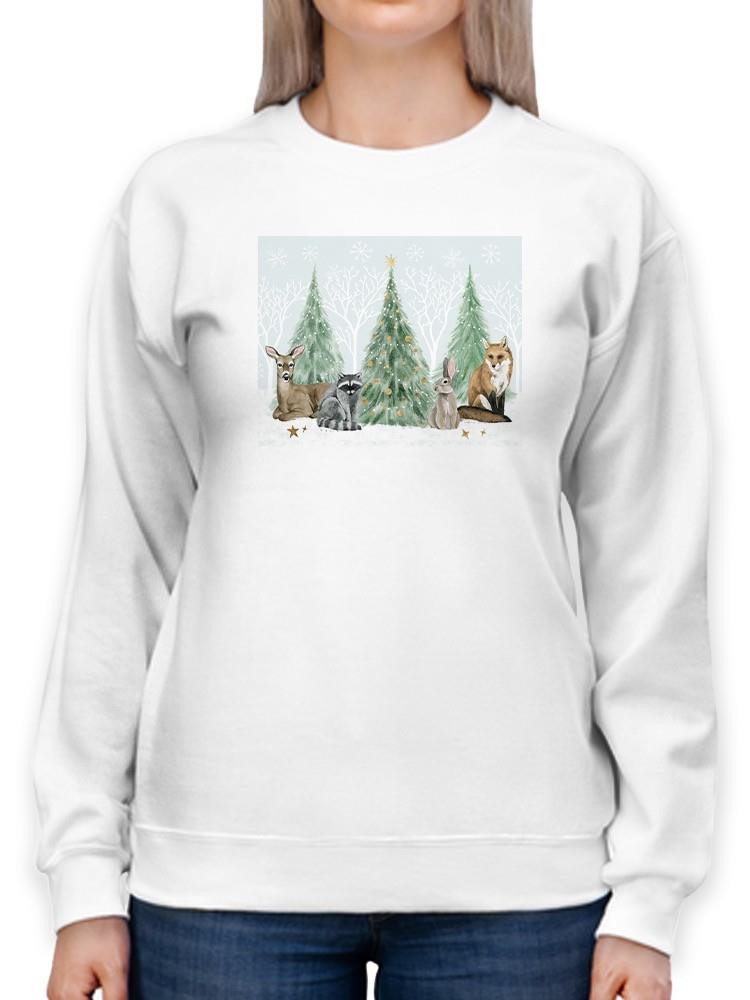 Christmas In The Forest A Sweatshirt -Grace Popp Designs