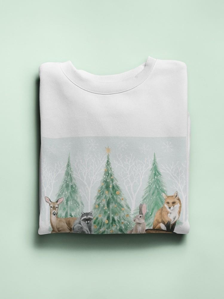 Christmas In The Forest A Sweatshirt -Grace Popp Designs