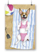 Sun Lovin' Pups B Wall Art -Grace Popp Designs