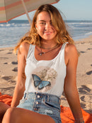 Shadow Box Butterfly C T-shirt -Grace Popp Designs