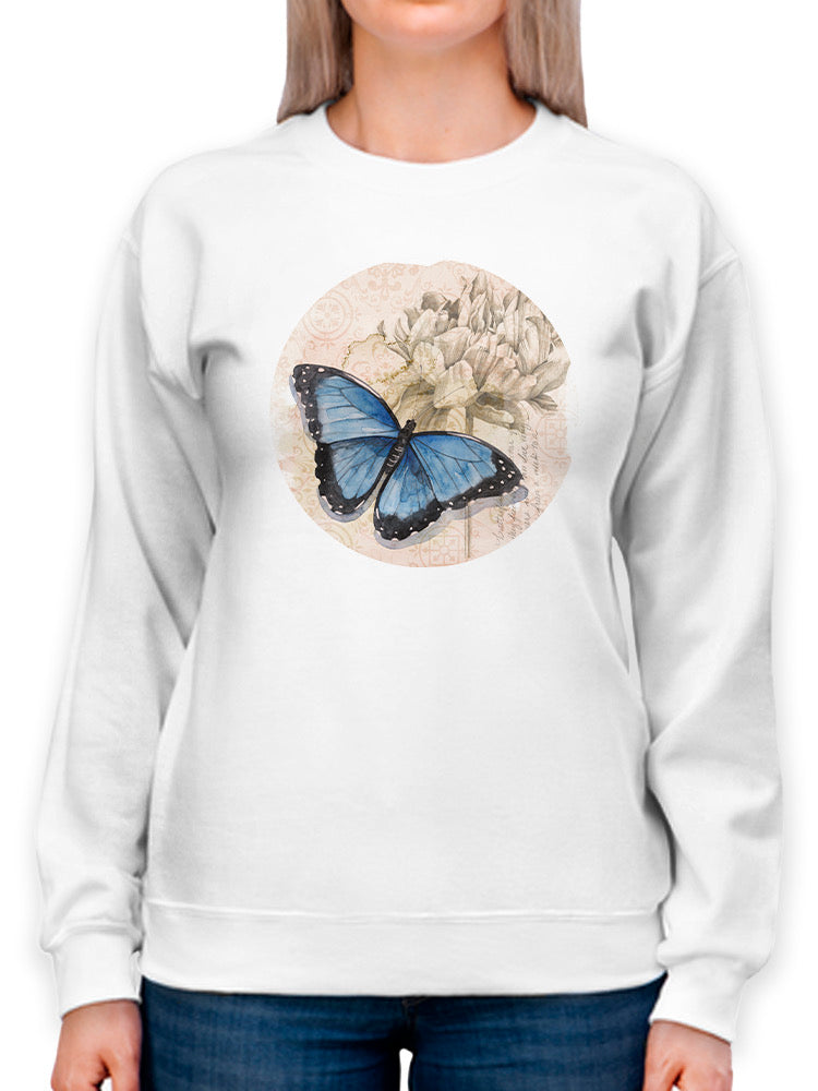Shadow Box Butterfly C Sweatshirt -Grace Popp Designs