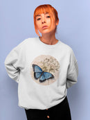 Shadow Box Butterfly C Sweatshirt -Grace Popp Designs