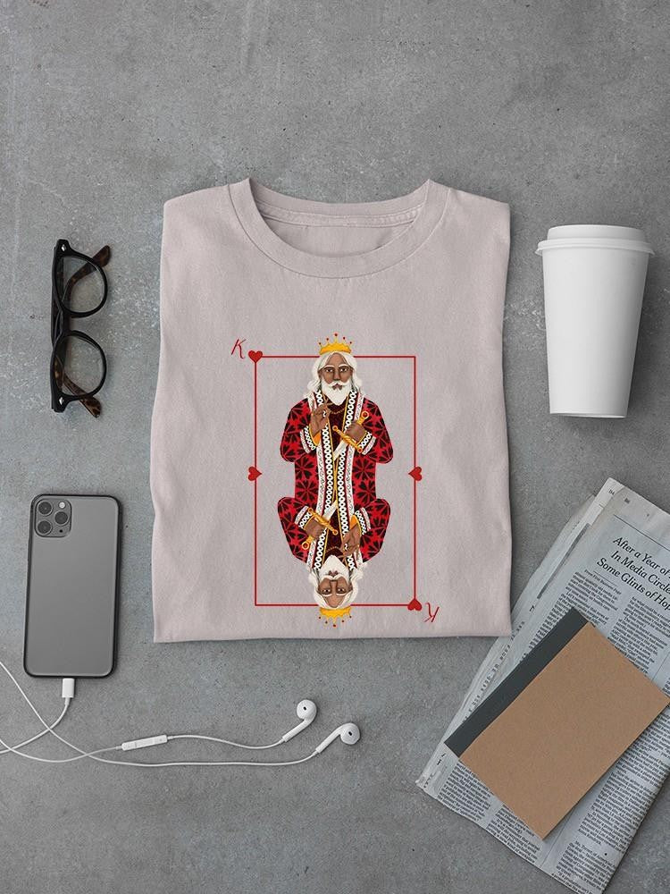 Hearts King Card T-shirt -Grace Popp Designs