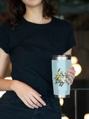 Floral Hanukkah Ii Tumbler -Grace Popp Designs
