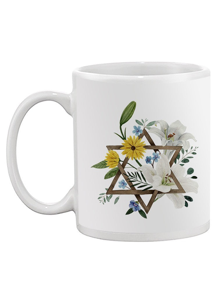 Floral Hanukkah Ii Mug -Grace Popp Designs