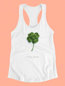 Luck Charm I. Racerback Tank -Grace Popp Designs