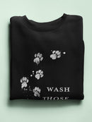 Wash Your Paws Iii Sweatshirt -Grace Popp Designs