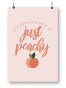 Peachy Keen Ii Wall Art -Grace Popp Designs