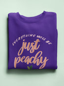 Peachy Keen Ii Sweatshirt -Grace Popp Designs