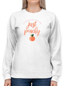 Peachy Keen Ii Sweatshirt -Grace Popp Designs