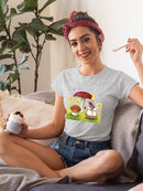 Gnome Neighbors Ii. T-shirt -Grace Popp Designs
