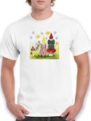 Gnome Neighbors Iii. T-shirt -Grace Popp Designs