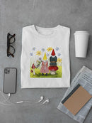 Gnome Neighbors Iii. T-shirt -Grace Popp Designs