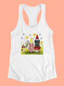 Gnome Neighbors Iii T-shirt -Grace Popp Designs