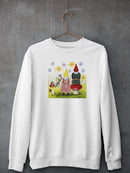 Gnome Neighbors Iii Sweatshirt -Grace Popp Designs
