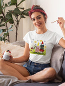 Gnome Neighbors Iii. T-shirt -Grace Popp Designs