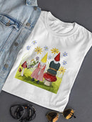 Gnome Neighbors Iii. T-shirt -Grace Popp Designs