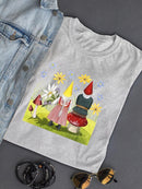 Gnome Neighbors Iii. T-shirt -Grace Popp Designs