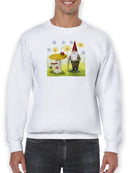 Gnome Neighbors Iv Sweatshirt -Grace Popp Designs
