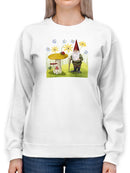 Gnome Neighbors Iv Sweatshirt -Grace Popp Designs