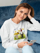 Gnome Neighbors Iv Sweatshirt -Grace Popp Designs