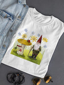 Gnome Neighbors Iv. T-shirt -Grace Popp Designs