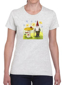 Gnome Neighbors Iv. T-shirt -Grace Popp Designs