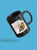 Shadow Box Butterfly Mug -Grace Popp Designs