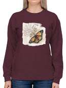 Shadow Box Butterfly Sweatshirt -Grace Popp Designs