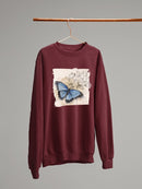 Butterflies On Paper Sweatshirt -Grace Popp Designs